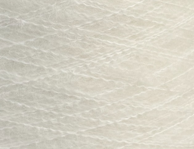 Kid Mohair mit Nylon 900 m / 100 g – Outlet – Weiss